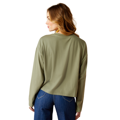 Picture of Ariat 10053893 WANDERER LS TSHRT