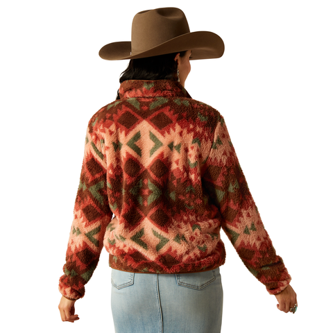 Picture of Ariat 10053942 BERBER SNAP FRONT SWTSHRT