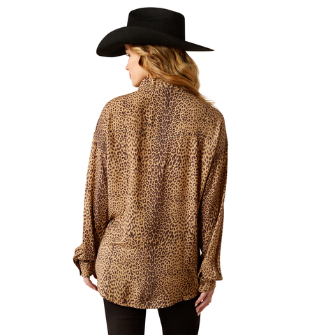 Picture of Ariat 10053973 RELAXED LEOPARD LS SHRT