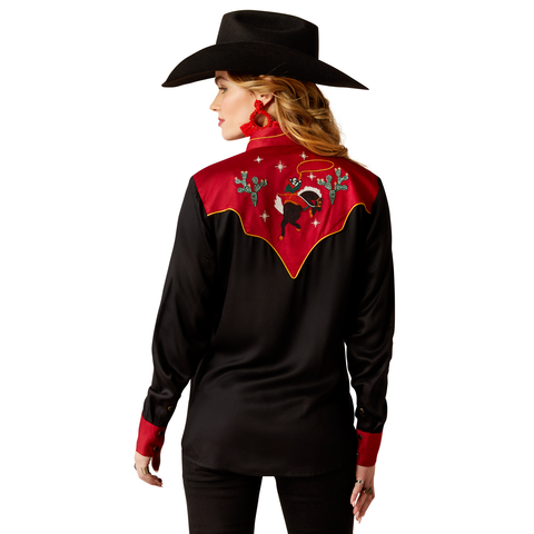 Picture of Ariat 10053975 LIL SECRET LS SHRT