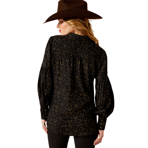 Picture of Ariat 10053979 BLINGED OUT LS TOP