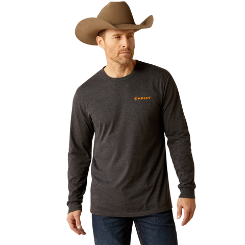 Picture of Ariat 10053988 ARIAT WETLANDS NATURE LS TSHRT