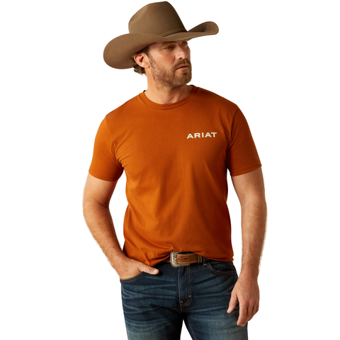 Picture of Ariat 10053992 ARIAT BUFFALO WEST SS TSHRT