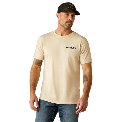 Picture of Ariat 10053998 ARIAT BLEACHED BONES SS TSHRT