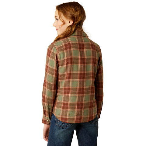 Picture of Ariat 10054009 AVA PLAID SNP LS SHRT