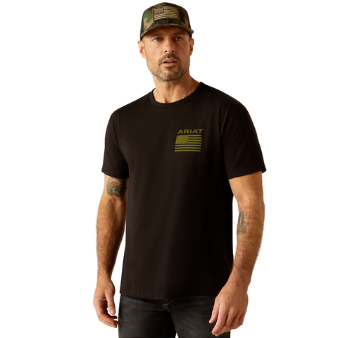 Picture of Ariat 10054175 ARIAT FREEDOM SS TSHRT