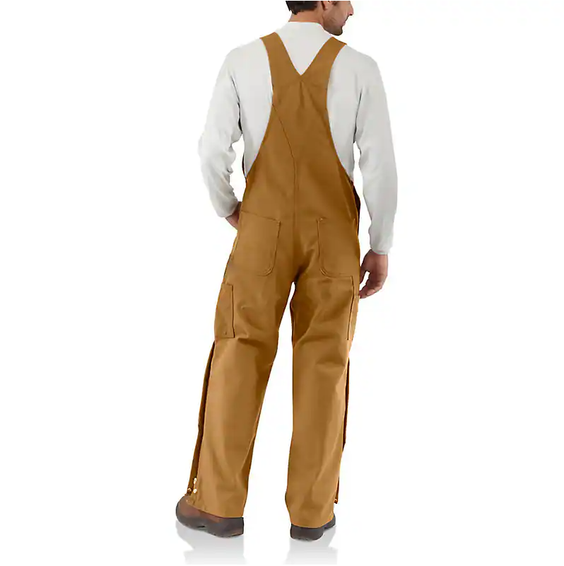 Picture of Carhartt 101627 Mens Flame Resistant Loose Fit Duck Bib Overall