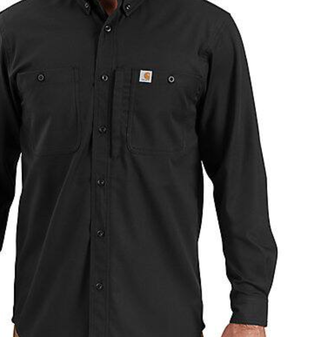 Picture of Carhartt 102538 Mens RUGGED PROFESSIONAL™ SERIES Relaxed Fit Canvas Long Sleeve Work Shirt