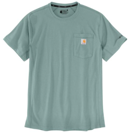 Picture of Carhartt 104616 Mens Force Relaxed Fit Midweight Short-Sleeve Pocket T-Shirt