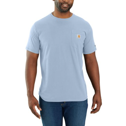 Picture of Carhartt 104616 Mens Force Relaxed Fit Midweight Short-Sleeve Pocket T-Shirt