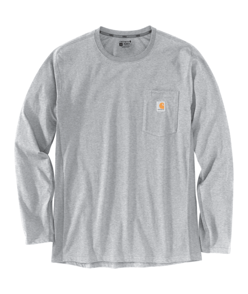 Picture of Carhartt 104617 Mens Force Relaxed Fit Midweight Long-Sleeve Pocket T-Shirt