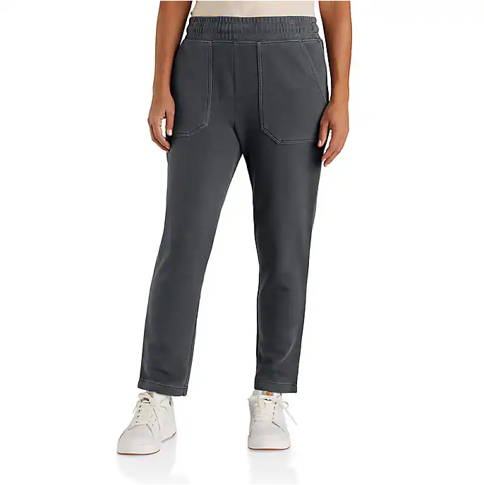 Picture of Carhartt 106196 Womens Relaxed Fit Midweight French Terry Sweatpant