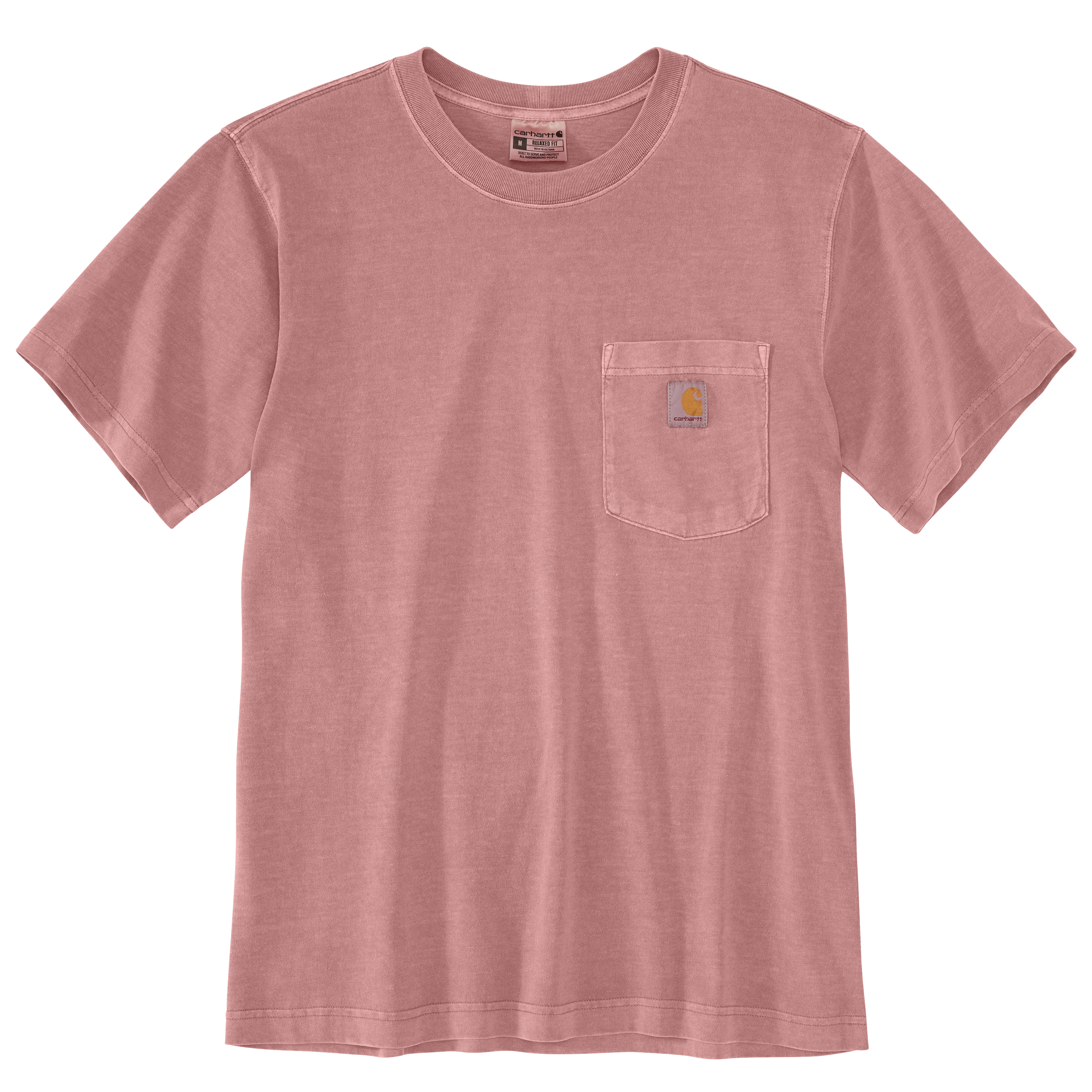 Picture of Carhartt 106252 Mens Relaxed Fit Lightweight Short-Sleeve Garment Dyed Pocket T-Shirt
