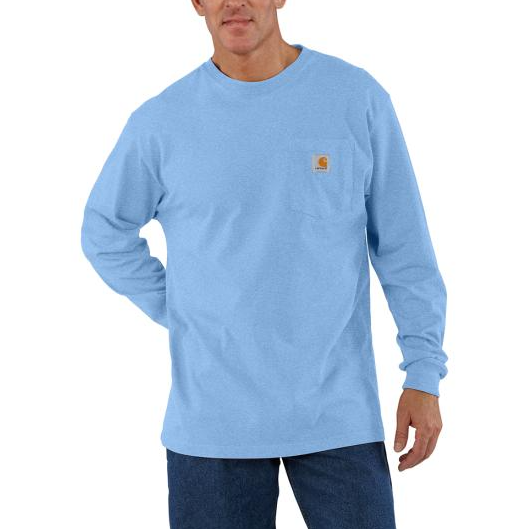 Picture of Carhartt K126 Mens Loose Fit Heavyweight Long-Sleeve Pocket T-Shirt