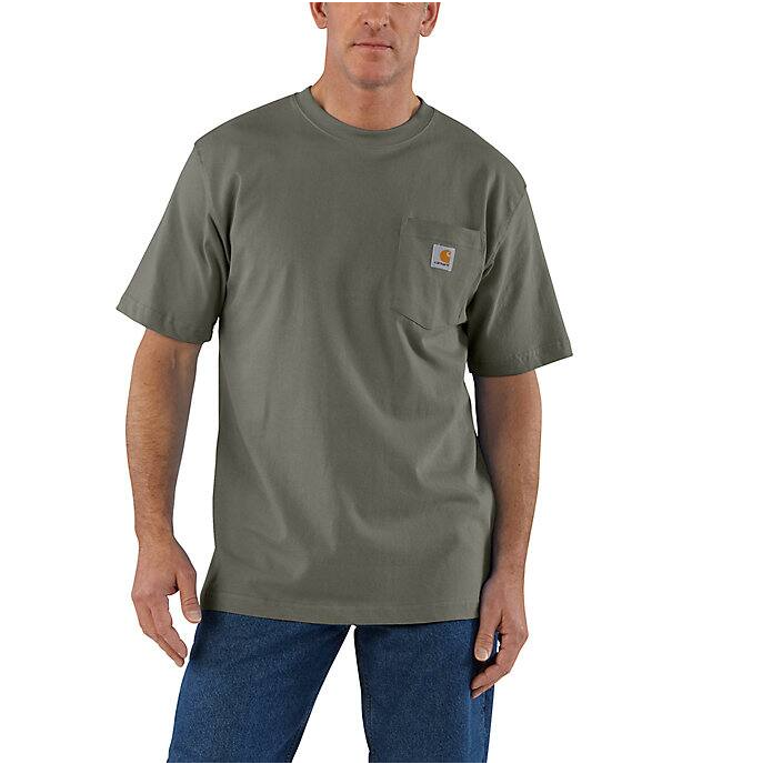 Picture of Carhartt K87 Mens Loose Fit Heavyweight Short-Sleeve Pocket T-Shirt