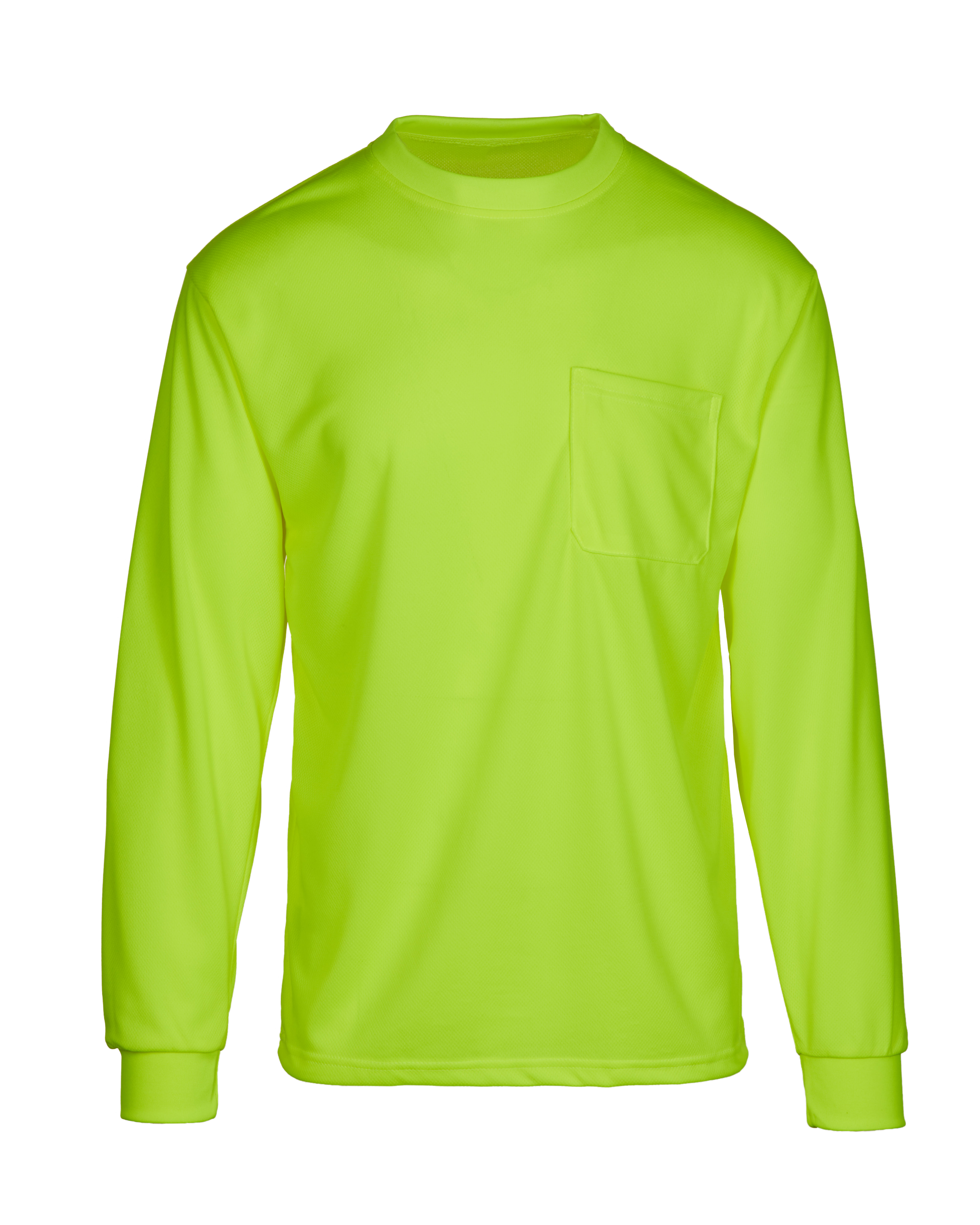 Picture of Max Apparel MAX451 Non Ansi Hi Viz Long Sleeve T-shirt, Safety Green
