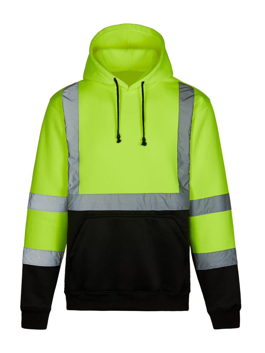Picture of Max Apparel MAX630 Class 3 Pullover Hoodie, Safety Green/Black